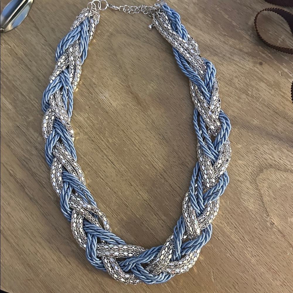 Blue And Silver Necklace